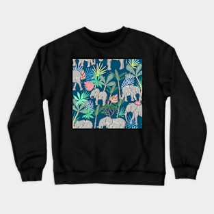 Elephant jungle Crewneck Sweatshirt